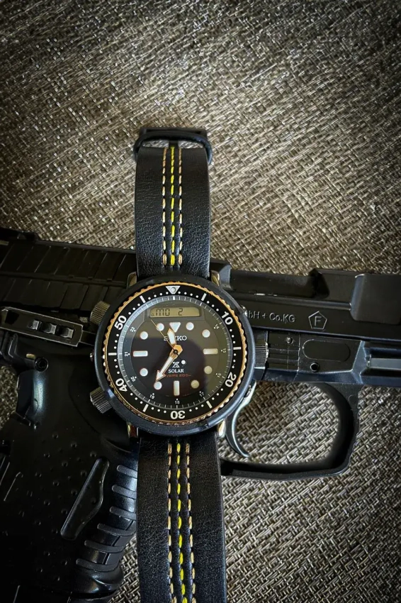 Skórzany pasek do zegarka SEIKO Prospex SNJ028P1