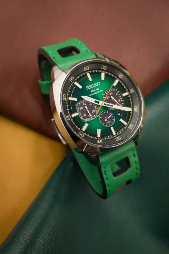 Skórzany pasek do zegarka SEIKO Recraft Solar SSC513P9