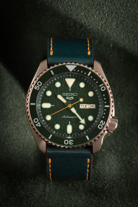 Skórzany pasek do zegarka SEIKO SRPD77K1