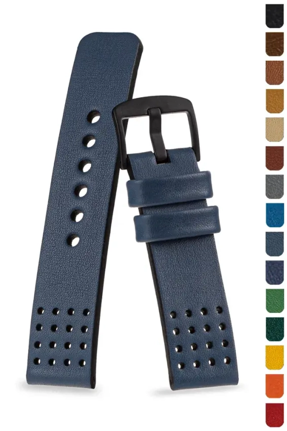 Perforiertes Uhrenarmband ohne Nähte, minimalistisches Design